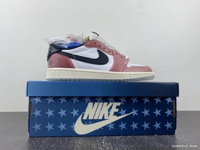 LOW 1 TROPHY 'RED AIR ROOM OG JORDAN BLACK' FN0432-017 X 0815